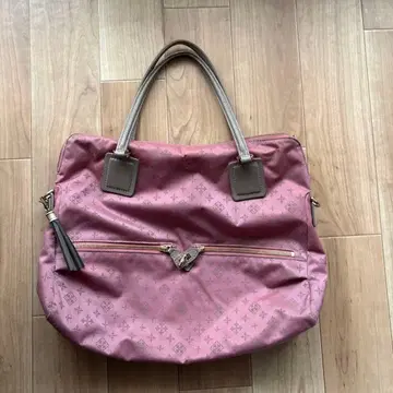 Tusset 핑크 나일론 토트백