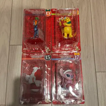 [새상품] 2025 디즈니 크리스마스 오너먼트 복권 4체 세트