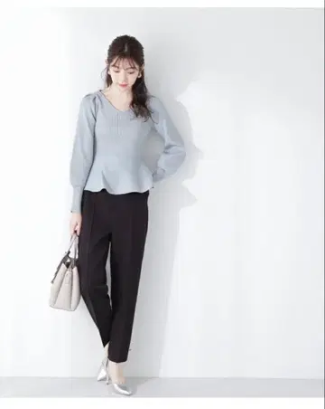 프로포션 바디 드레싱 테이퍼드 팬츠 S 블랙