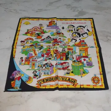 아라레짱 닥터 슬럼프 손수건 레트로