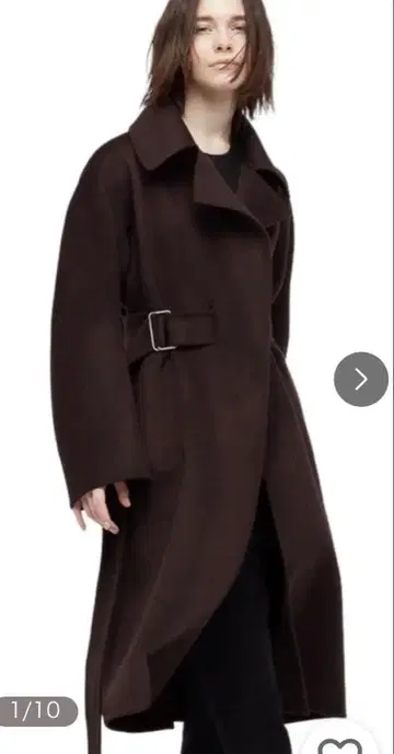 새상품급 UNIQLO +J 캐시미어 혼방 롱 코트