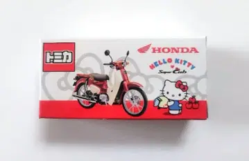 토미카 HONDA 슈퍼 커브 x HELLO KITTY 콜라보 모델