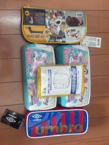 캐릭터 문구 & 파우치 & 잡화 5종 세트