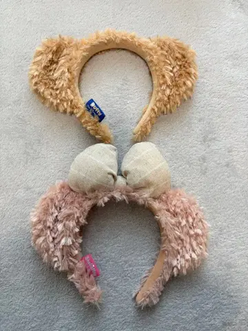 닷피 머리띠 세트 (베이지 핑크)