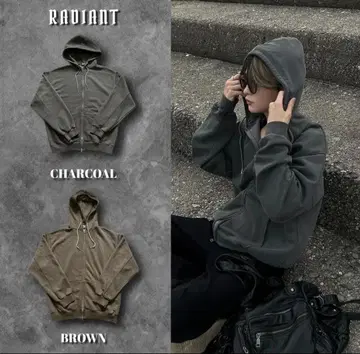 RADIANT Wzip pigment 후디