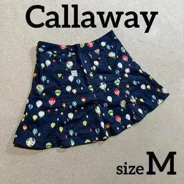 캘러웨이 골프웨어 플레어 스커트 기구 패턴 사이즈 M
