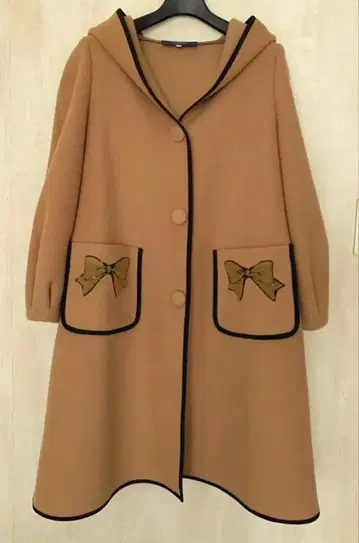 엠즈 그레이시 롱 코트 리본 40 42 사이즈 분들에게도