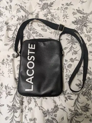 LACOSTE 블랙 숄더백