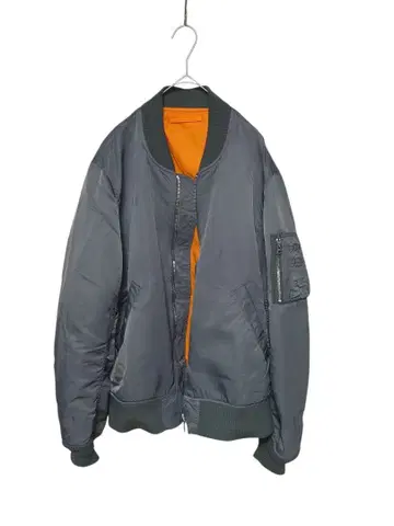 알파 MA-1 플라이트 자켓 사이즈 L 충전솜 없음