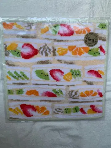 [미사용 새상품] 페이러 후르츠 샌드 손수건