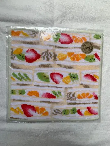 [미사용 새상품] 페이러 후르츠 샌드 손수건