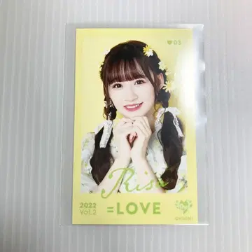 오토시마 리사 미니 사진 미니 포토 카드 레어 vol.2 2 이코러브