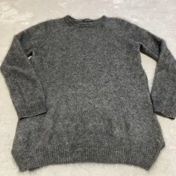 그레이 울 스웨터 프리 사이즈