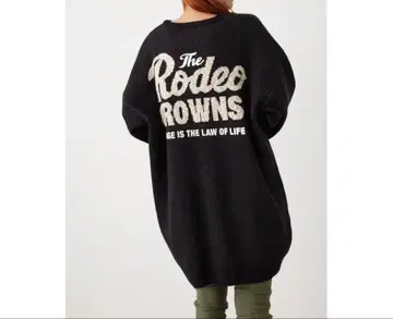 로데오 크라운즈 믹스 컬러 니트 원피스