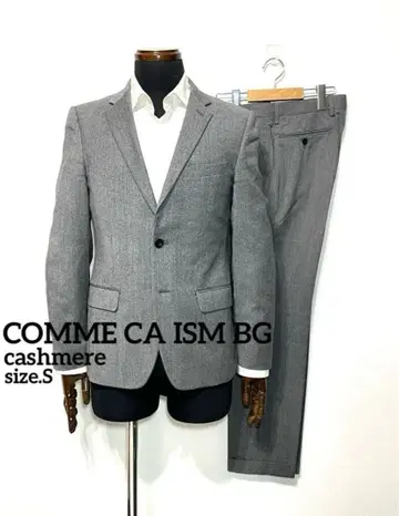 COMME CA ISM 캐시미어 울 수트 셋업 그레이 Y4