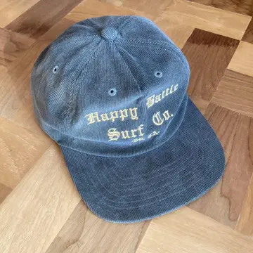 Happy Battle Surf 코듀로이 캡 카키