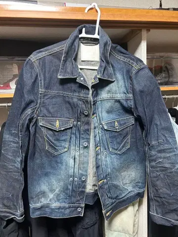 인디고 데님 자켓