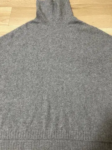 Spickand Span 폭스 울 믹스 롱 리브 터틀 풀오버