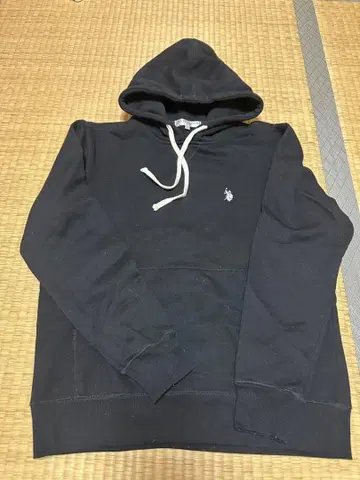 U.S. POLO ASSN. 블랙 후드티 LL 사이즈