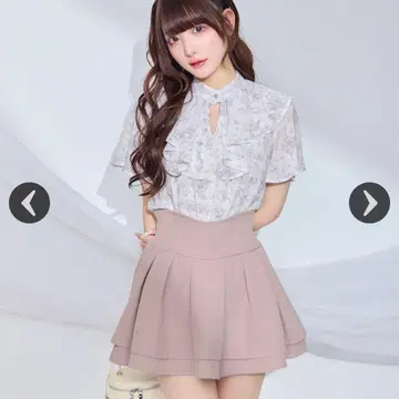 미셸 마카롱 슬림 레그 스커트