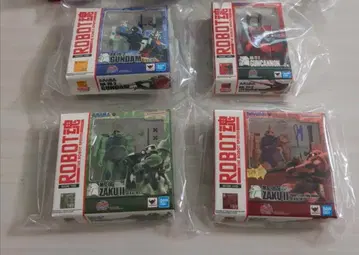 기동전사 건담 ROBOT혼 미니어처 컬렉션 4종 컴프