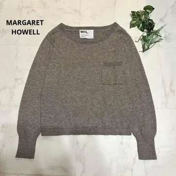 마가렛호웰 코튼울 하이 게이지 니트 베이지 사이즈 2 MHL