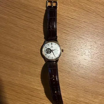 ORIENT 자동 와인딩 손목시계 오픈 하트 RN-AG0005S