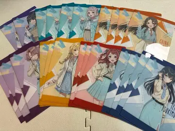 학원 아이돌 마스터 / 클리어 파일 세트 7종 23매