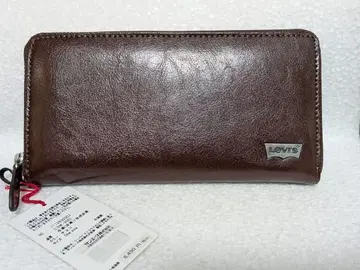 리바이스 브라운 가죽 장지갑
