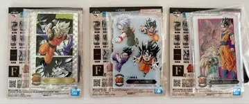 (시크릿 포함) 제일복권 드래곤볼 40주년 제2탄 F상 3종 세트