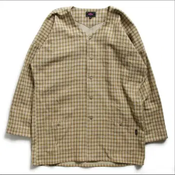 ROTAR 더블 거즈 체크 워크 셔츠