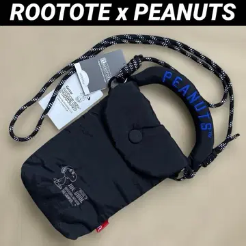 [ 미사용 ] ROOTOTE x PEANUTS 스마트폰 숄더백 택 포함