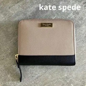 케이트 스페이드 2단 접이식 지갑 바이컬러