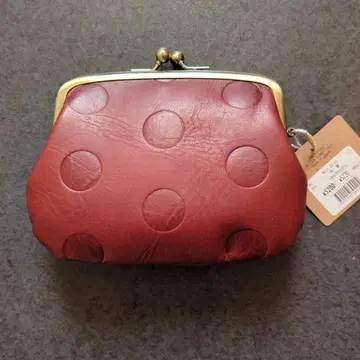 칸미 캔디 모자 가마구치 지갑 체리 레드