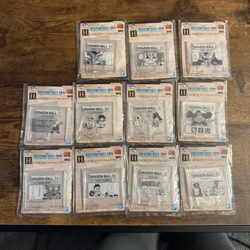 드래곤볼 40주년 제일복권 H상 로고 블록 11종 세트