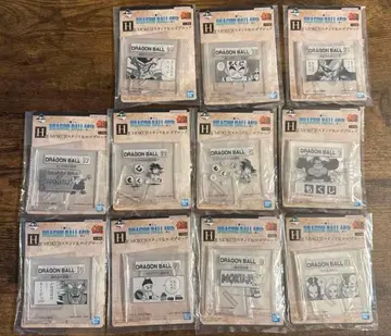 드래곤볼 40주년 제일복권 H상 로고 블록 11종 세트