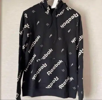 리복 블랙 후드티 M 사이즈 HB5976