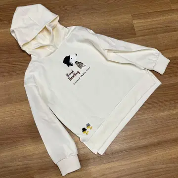 유니버설 스튜디오 재팬 스누피 후드 티셔츠 아이보리