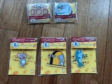 톰 제리 Happy 복권 1번 복권 키링 캔뱃지 태피 물고기