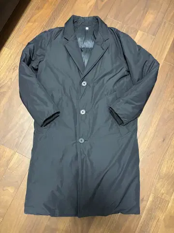 UNIQLO U 블랙 다운 스텐카라 코트 유니클로 S