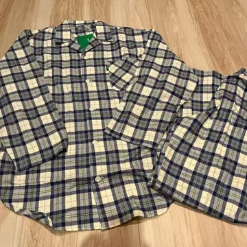 BENETTON 베네통 플란넬 파자마 셋업 룸웨어