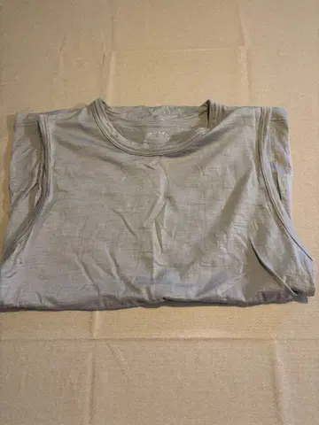 야마토미치 그레이 탱크탑 남성용 S 100% 메리노울