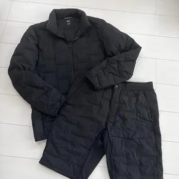 UNIQLO 라이트 패디드 스트레치 자켓 팬츠 상하의 세트