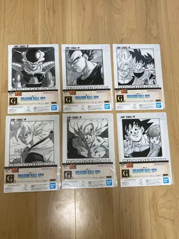 제일복권 드래곤볼 40th G상 코믹스 클리어 파일 세트