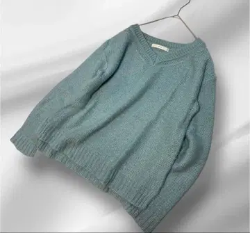 빅 사이즈 ef-de 뉴앙스 컬러 V넥 니트 13