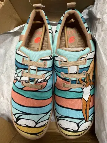 [UIN] 슬립온 로퍼 슬립온 아트 여행 신발 발볼 넓은 신발