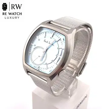 7-5020 폴 스미스 1045 실버 메쉬 밴딩 손목시계