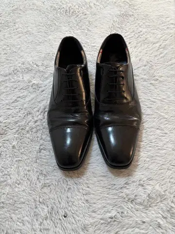 블랙 가죽 신발 27.0EEE