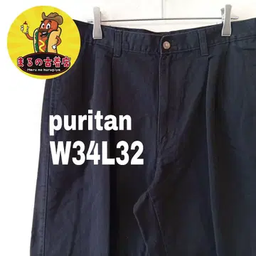 USA 구제 puritan 치노 팬츠 W34 L32 블랙