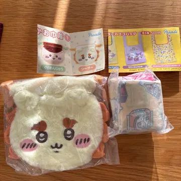 시사 치이카와 x 산리오 캐릭터즈 에코백 오카오 복주머니